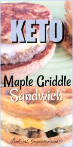 Keto Breakfast Maple Griddle Sandwich Recipe - Low Carb Inspirations