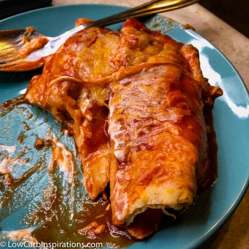 Keto Chicken Enchilada Recipe