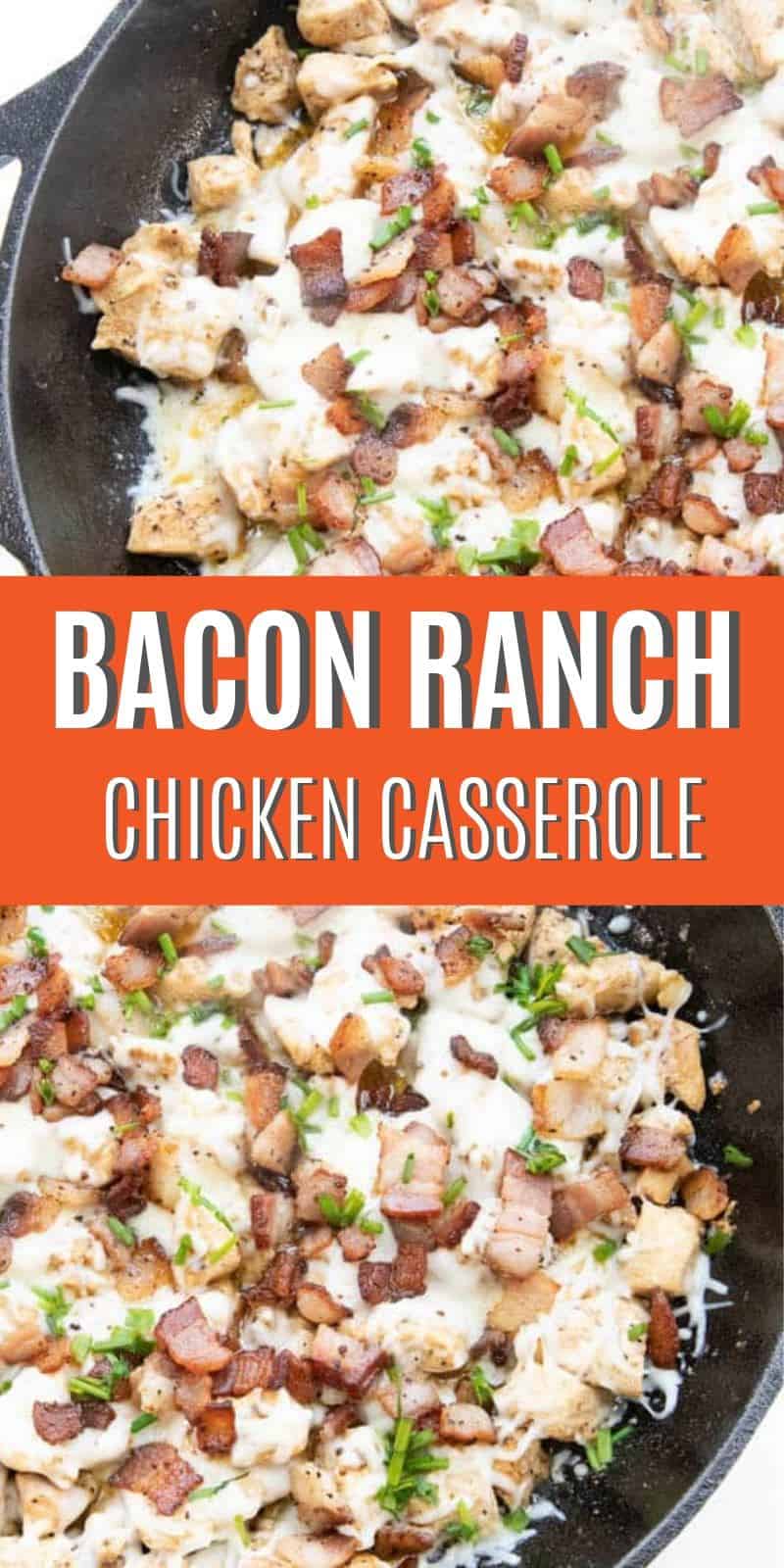 This Cheesy Bacon Ranch Chicken Breasts Casserole Recipe is a quick and easy dinner option for busy weeknights! There is so much flavor packed in one recipe and you are going to love! 