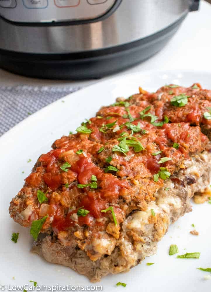 Instant Pot Meatloaf (Cheeseburger)