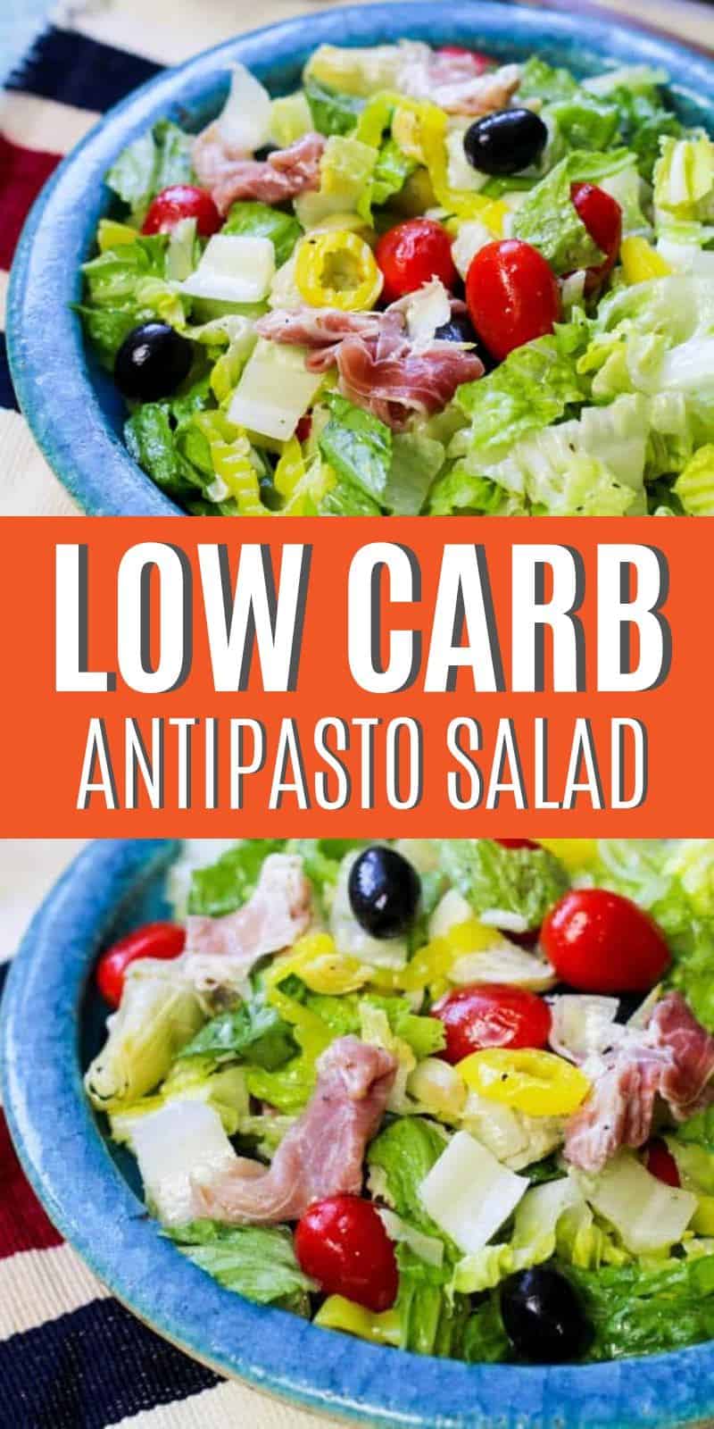 This low carb antipasto salad recipe is so delicious and easy to make! You are going to love it! If you love salads, this new recipe is a special treat for you! 