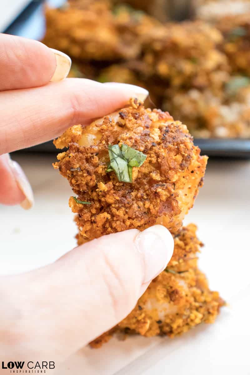 These are the best shrimp ever. Keto breaded shrimp, made in the Air Fryer are tasty and easy to make. The perfect crunch with an amazing taste. 