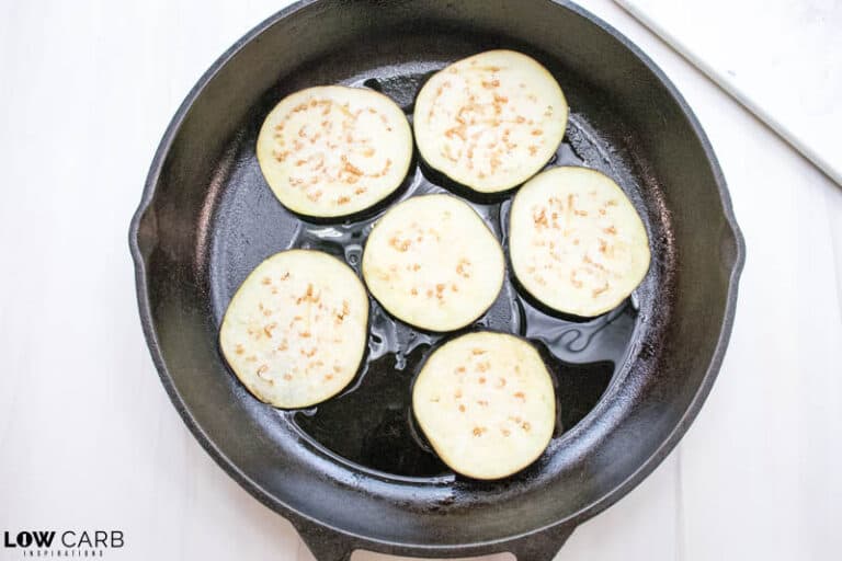 Baked Keto Eggplant Parmesan Low Carb Inspirations