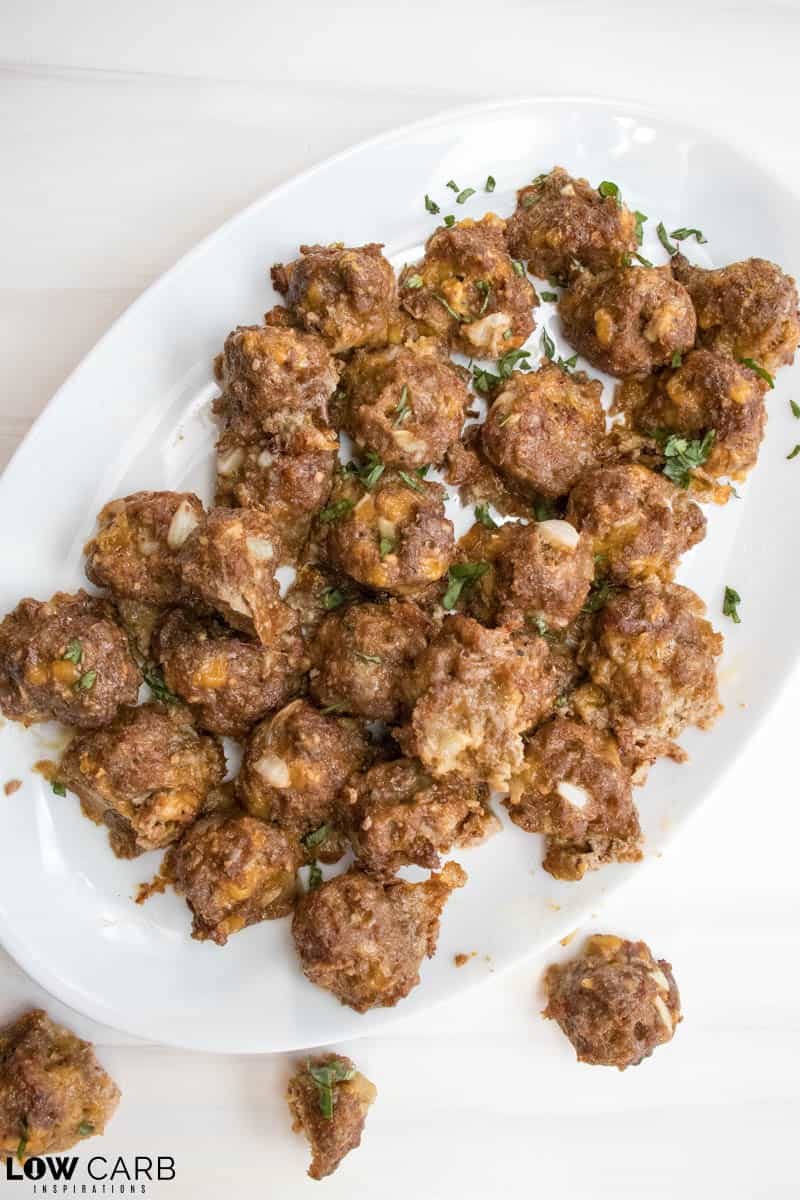 plate of meatballs