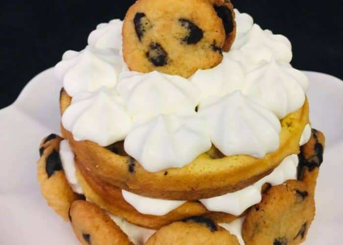 Chocolate Chip Cookie Chaffle Cake Recipe