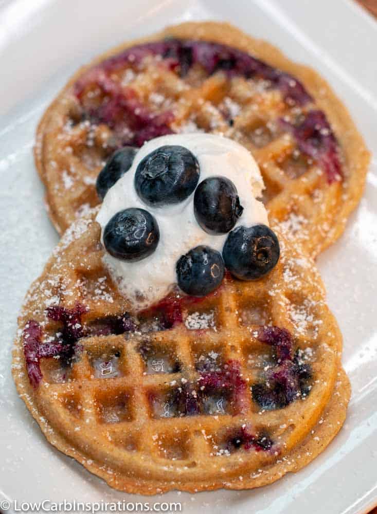 Easy Blueberry Chaffle Recipe Low Carb Inspirations 235