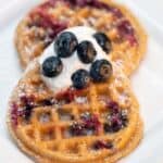 Easy Blueberry Chaffle Recipe