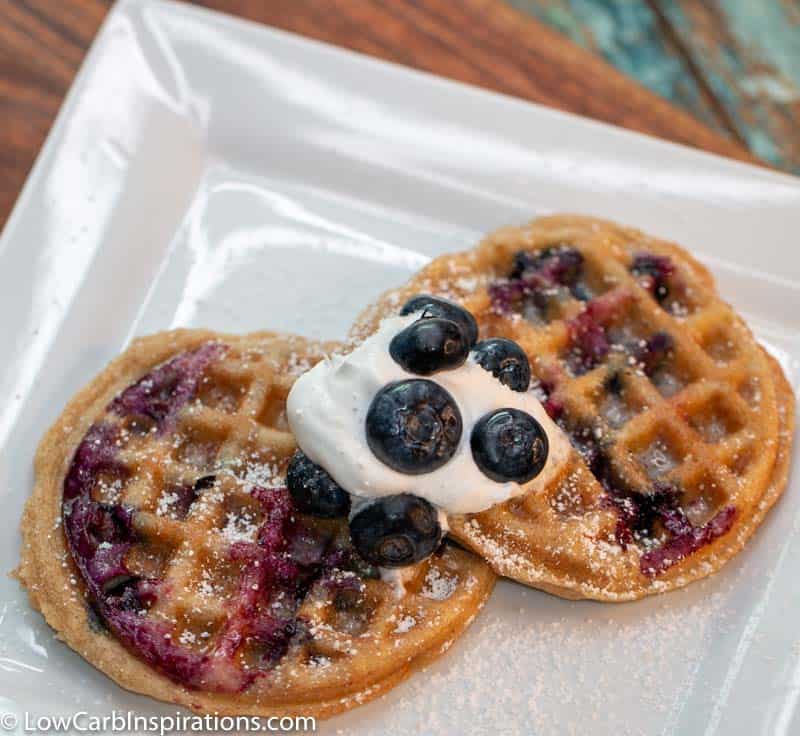 Easy Blueberry Chaffle Recipe