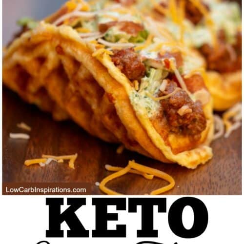 Keto Chaffle Tacos Recipe