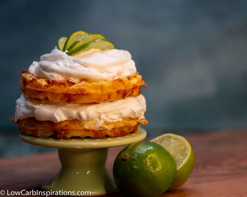 Keto Key Lime Pie Chaffle Recipe