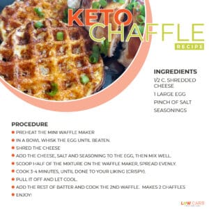 Keto Chaffle Recipe (Popular recipe shared by THOUSANDS of people ...