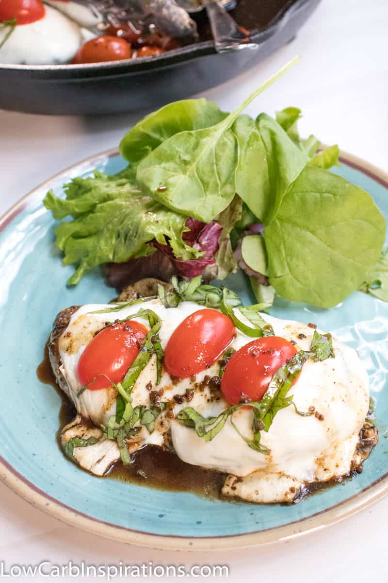 Baked Chicken Caprese is a perfect weeknight chicken recipe that is chock full of flavor, protein, and that healthy fat you want on a keto diet!