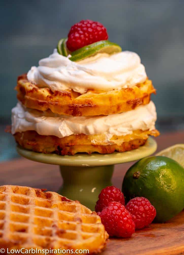 Keto Key Lime Pie Chaffle Recipe