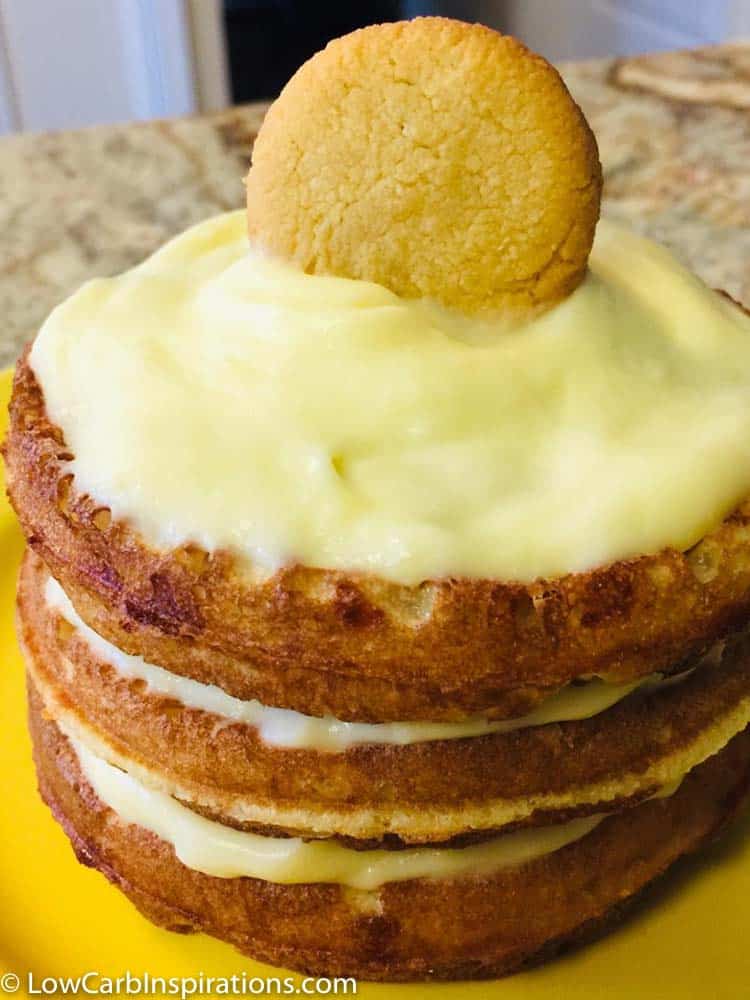 Banana Pudding Chaffle Cake recipe