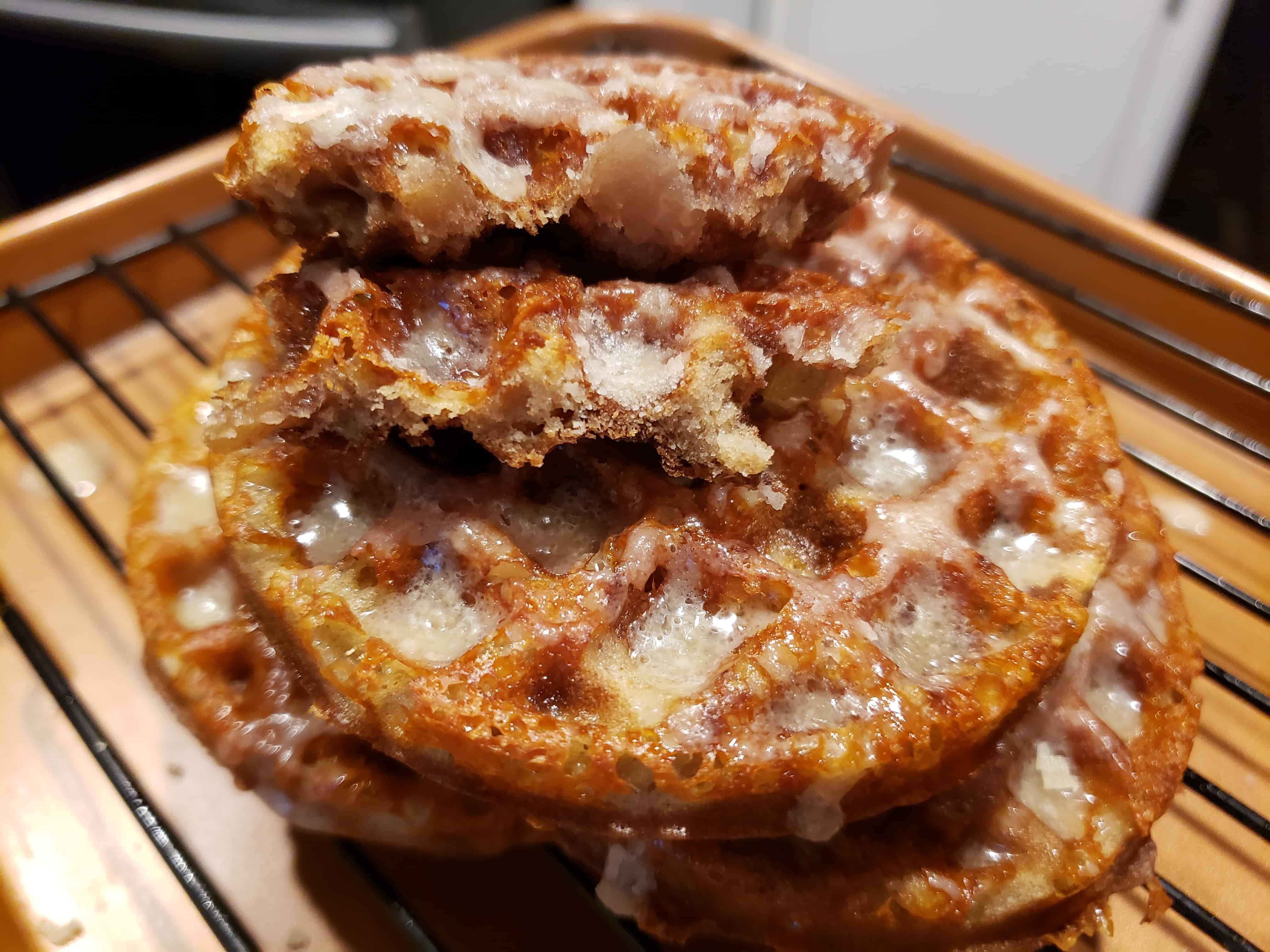 Keto "Apple" Fritter Chaffles Low Carb Inspirations