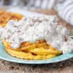 Biscuits And Gravy Chaffle Recipe