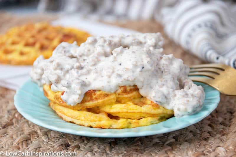 Biscuits And Gravy Chaffle Recipe