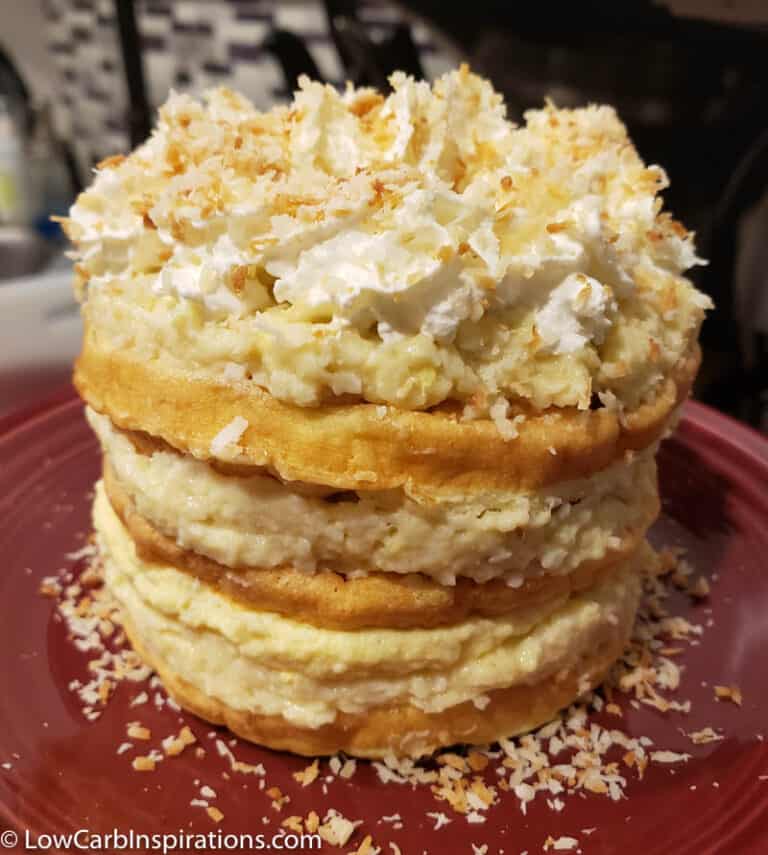 Coconut Cream Cake Chaffle Recipe