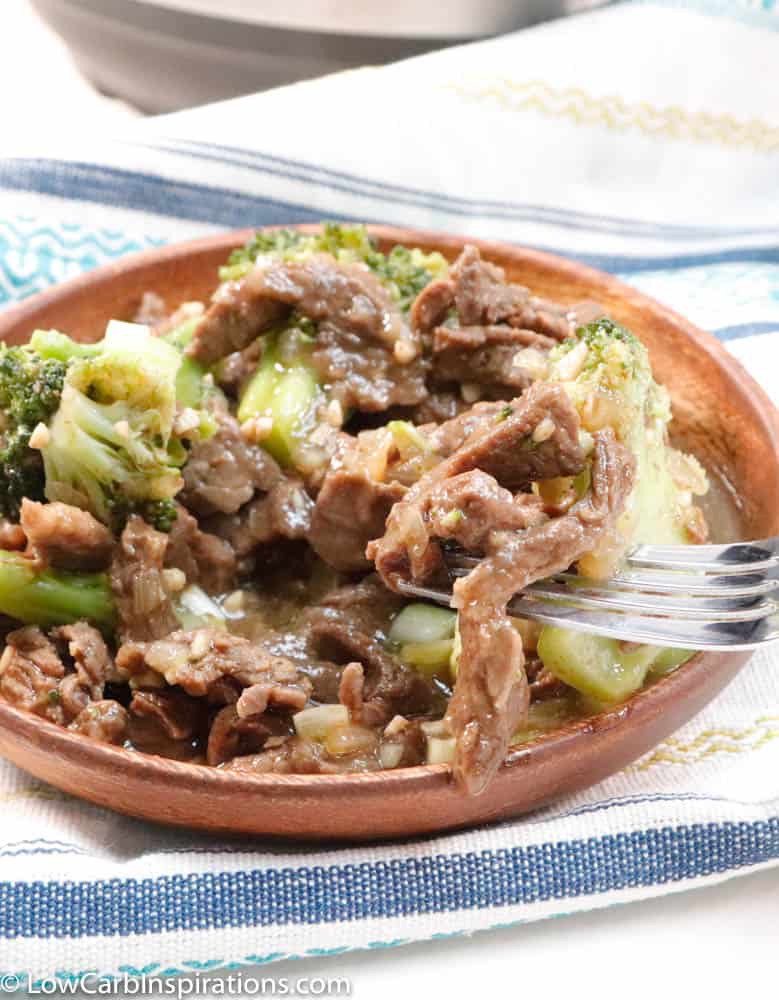 Easy Instant Pot Keto Beef and Broccoli Recipe