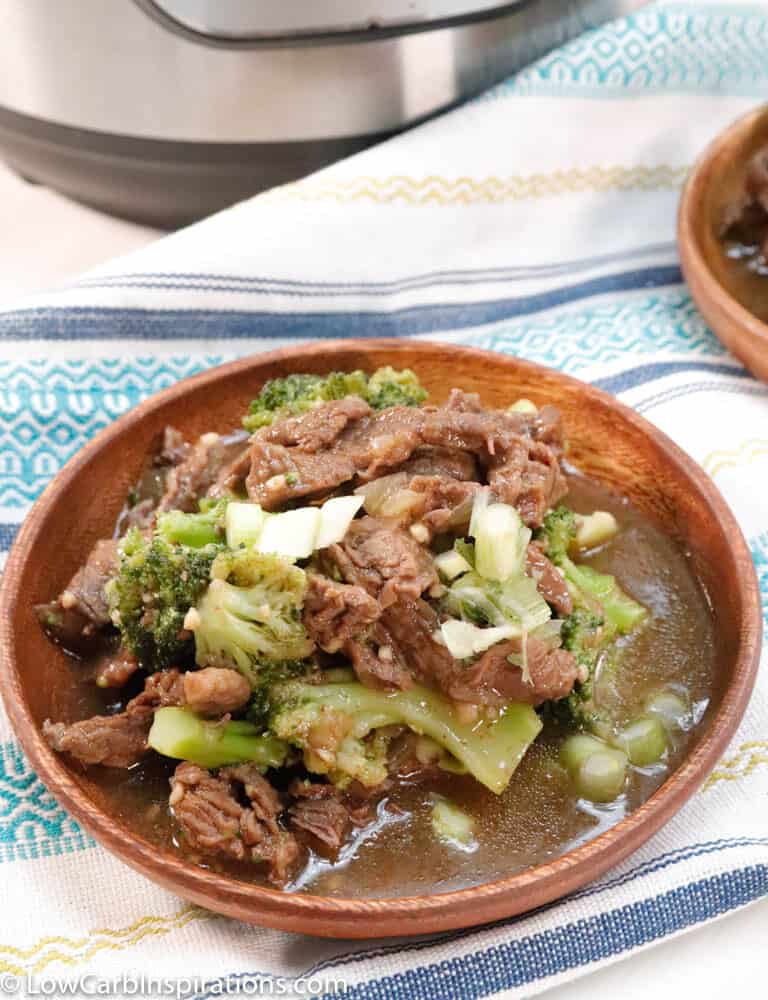 Easy Instant Pot Keto Beef and Broccoli Recipe