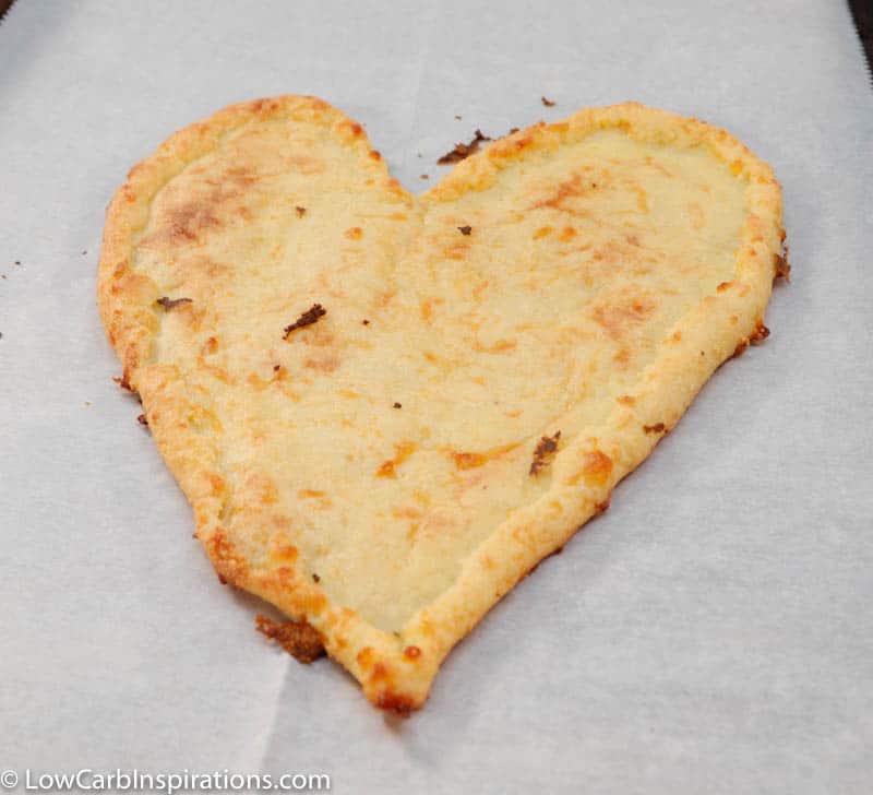 Keto Valentine's Day Heart Shaped Pizza Recipe
