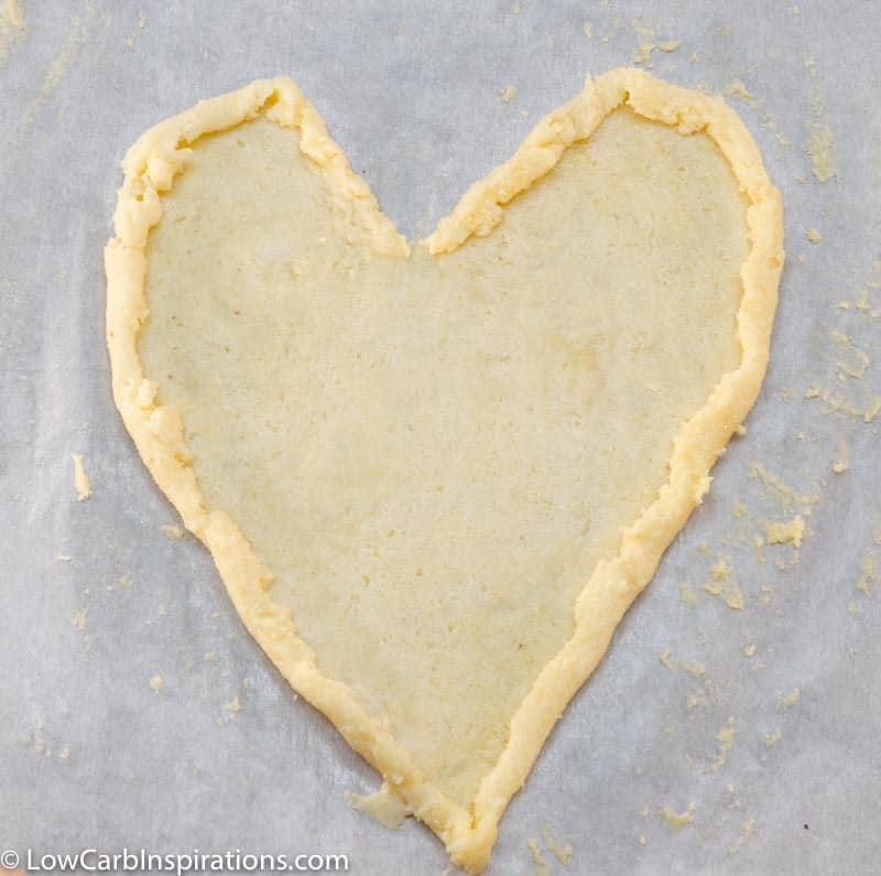 Keto Valentine's Day Heart Shaped Pizza Recipe