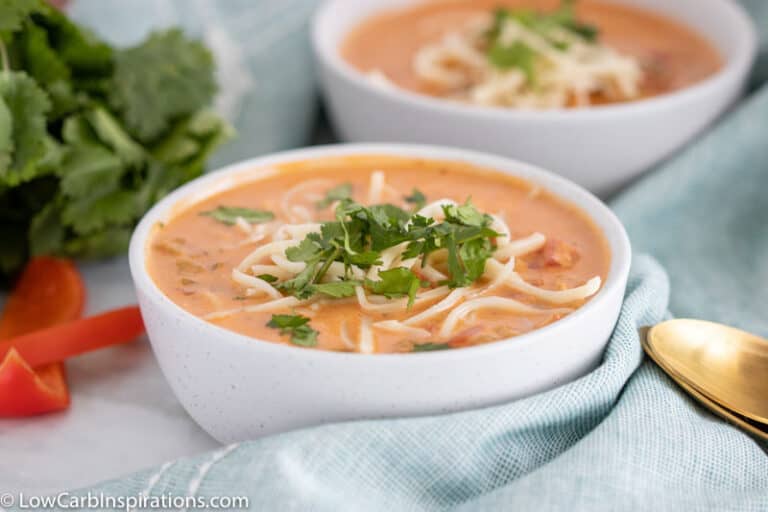 Creamy Keto Mexican Chicken Soup Recipe - Low Carb Inspirations