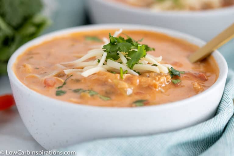 Creamy Keto Mexican Chicken Soup Recipe Low Carb Inspirations