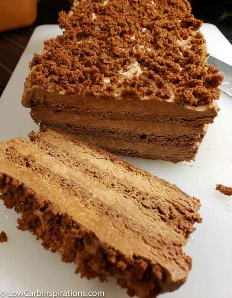 Keto Mocha Ice Cream Cake Recipe
