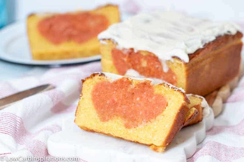 Surprise Heart Strawberry Lemon Pound Cake Recipe Low Carb Inspirations