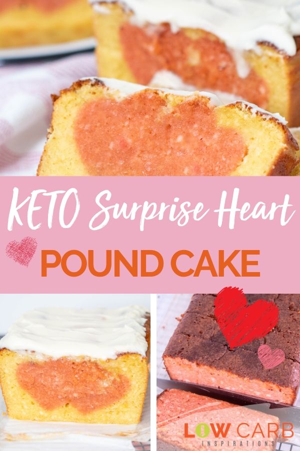 Surprise Heart Strawberry Lemon Pound Cake Recipe