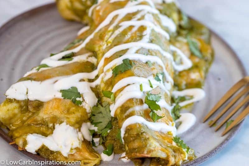 Easy Poblano Chicken Enchiladas Recipe