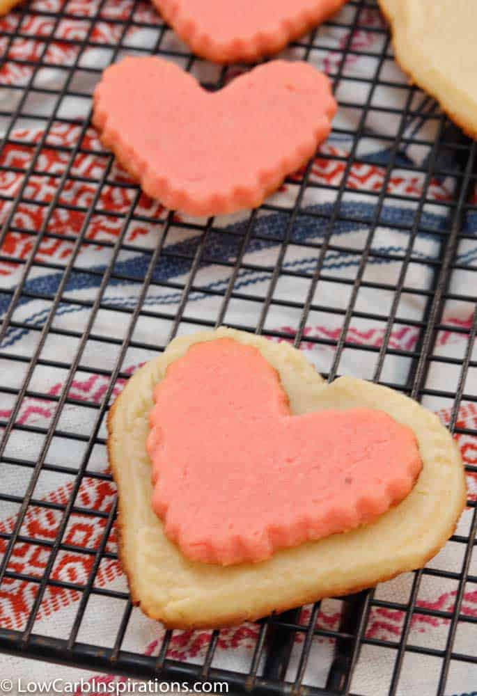 Keto Heart Shaped Cookies