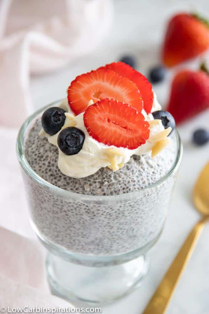 Easy Keto Chia Pudding Recipe & creamy) Low Carb Inspirations