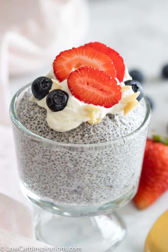 Easy Keto Chia Pudding Recipe (thick & creamy)