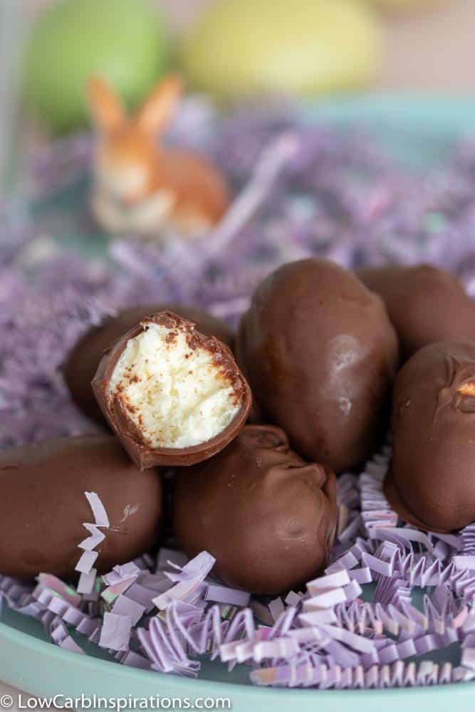 Keto Chocolate Coconut Cream Eggs Recipe