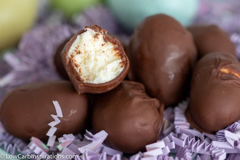 Keto Chocolate Coconut Cream Eggs Recipe