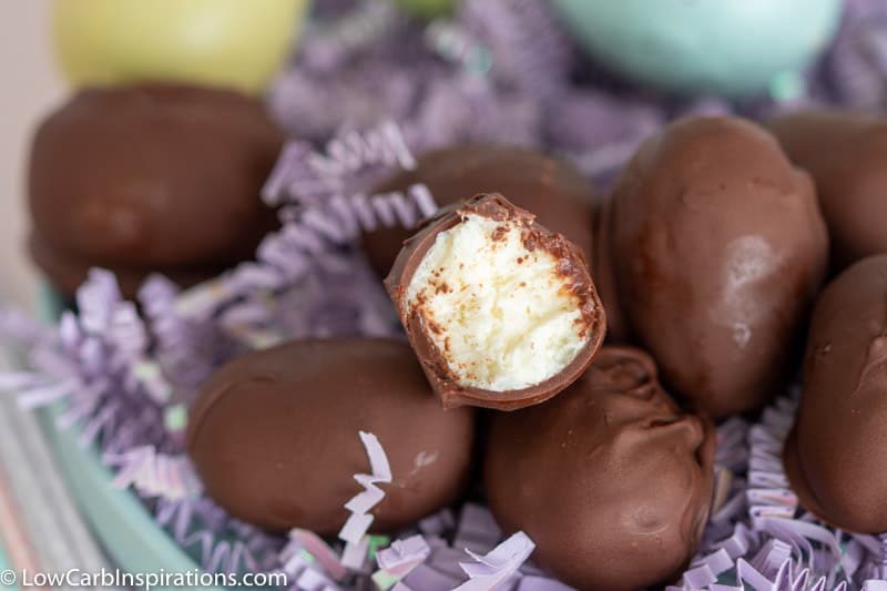 Keto Chocolate Coconut Cream Eggs Recipe