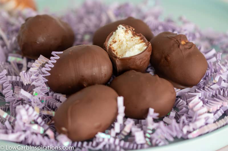 Keto Chocolate Coconut Cream Eggs Recipe