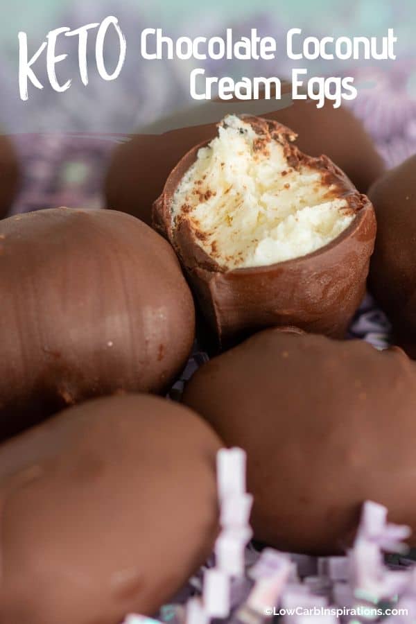 Keto Chocolate Coconut Cream Eggs Recipe