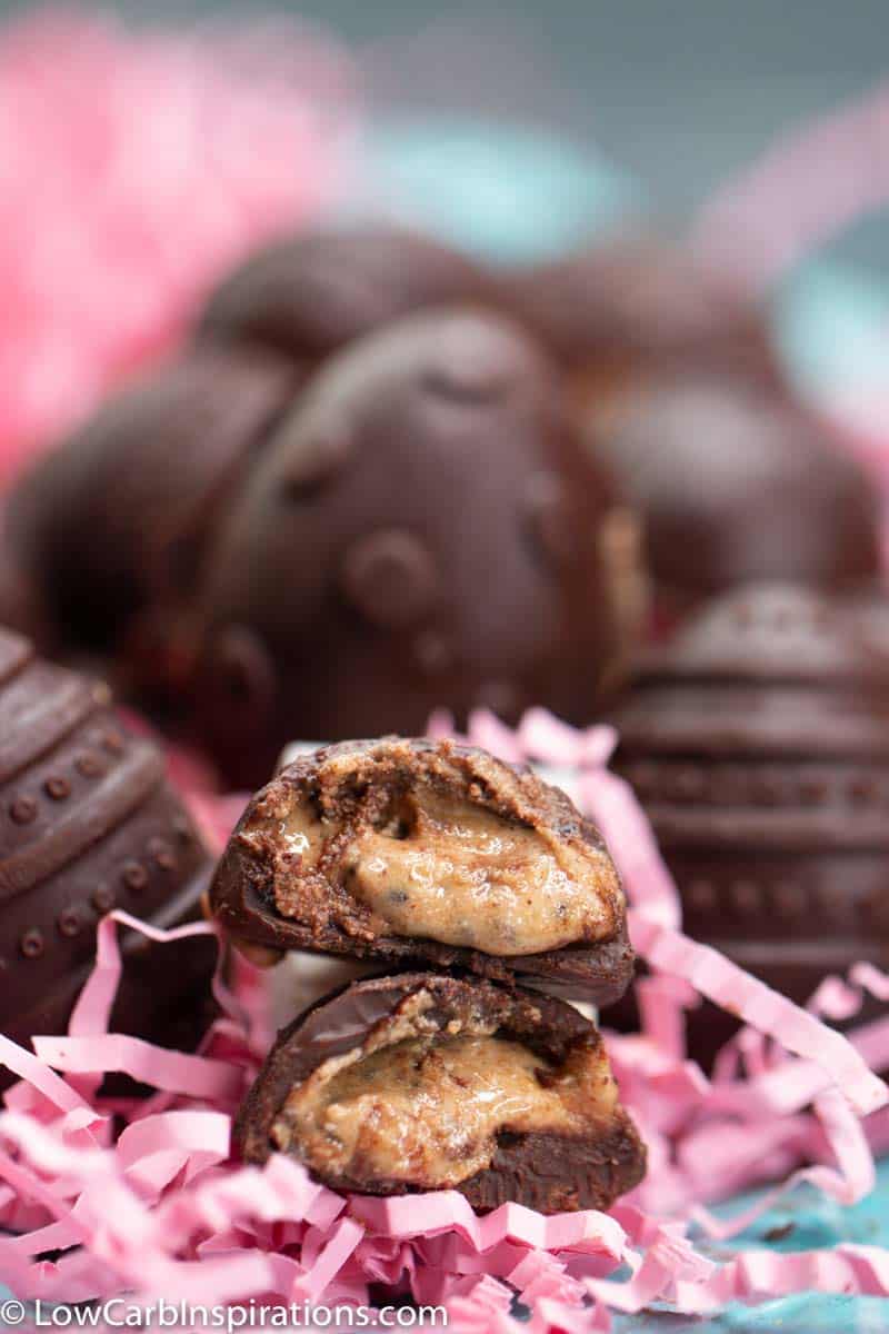 Keto Chocolate Peanut Butter Eggs Recipe