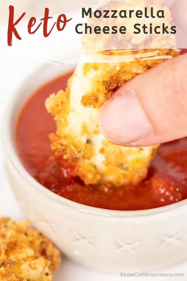 Keto Mozzarella Cheese Sticks Recipe