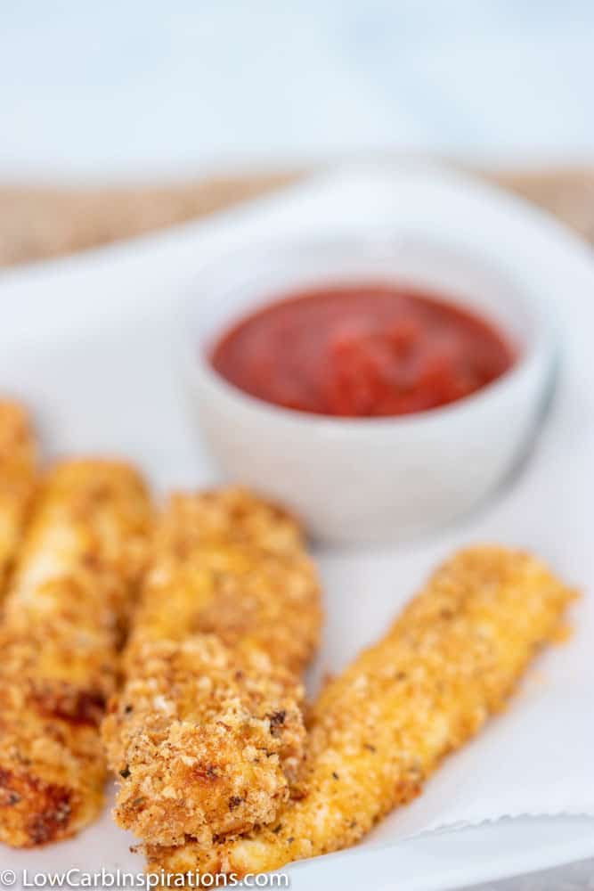 Keto Mozzarella Cheese Sticks Recipe