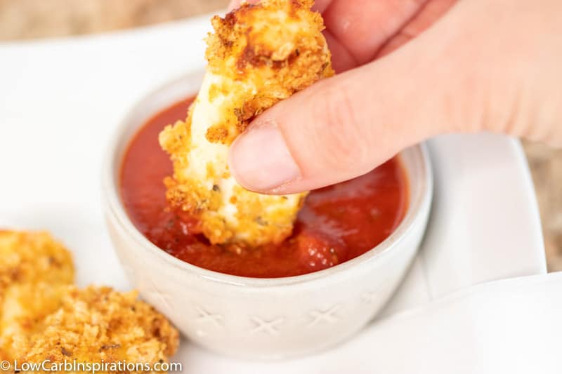 Keto Mozzarella Cheese Sticks Recipe