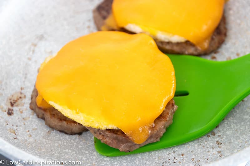 Sausage Egg and Cheese Keto Copycat McGriddle Recipe