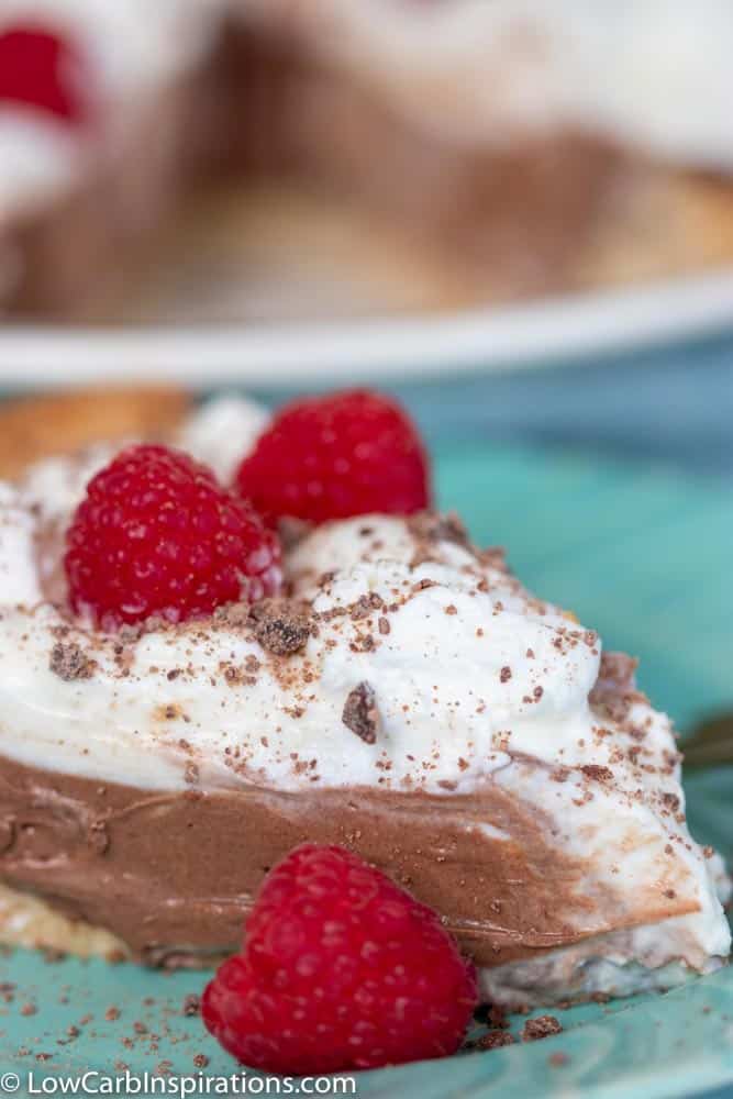 Homemade Keto Chocolate Silk Pie Recipe