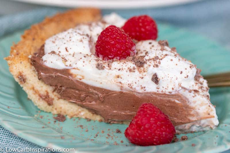 Homemade Keto Chocolate Silk Pie Recipe