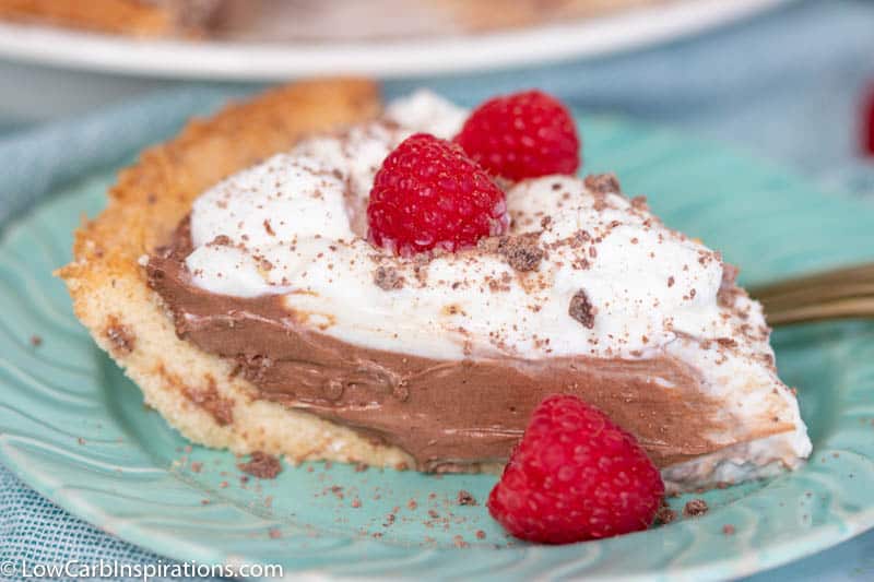 Homemade Keto Chocolate Silk Pie Recipe