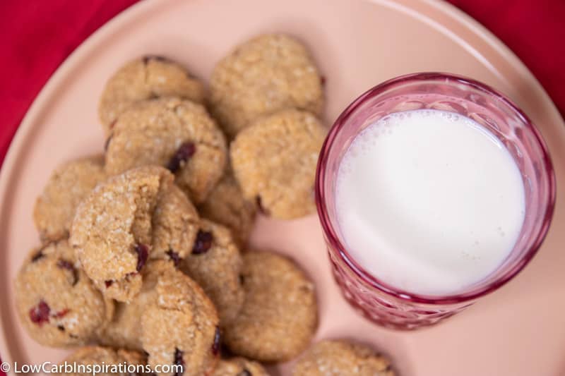 Keto Chewy Cranberry Cookies Recipe