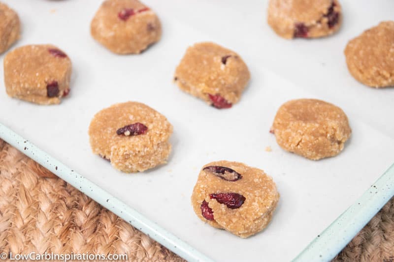 Keto Chewy Cranberry Cookies Recipe